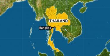Таиланд на карте мира - где находятся